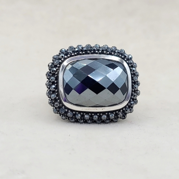 David Yurman Osetra Berries Ring With Hematite - Picture 1 of 2